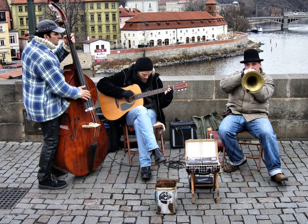 Band on Charles Bridge